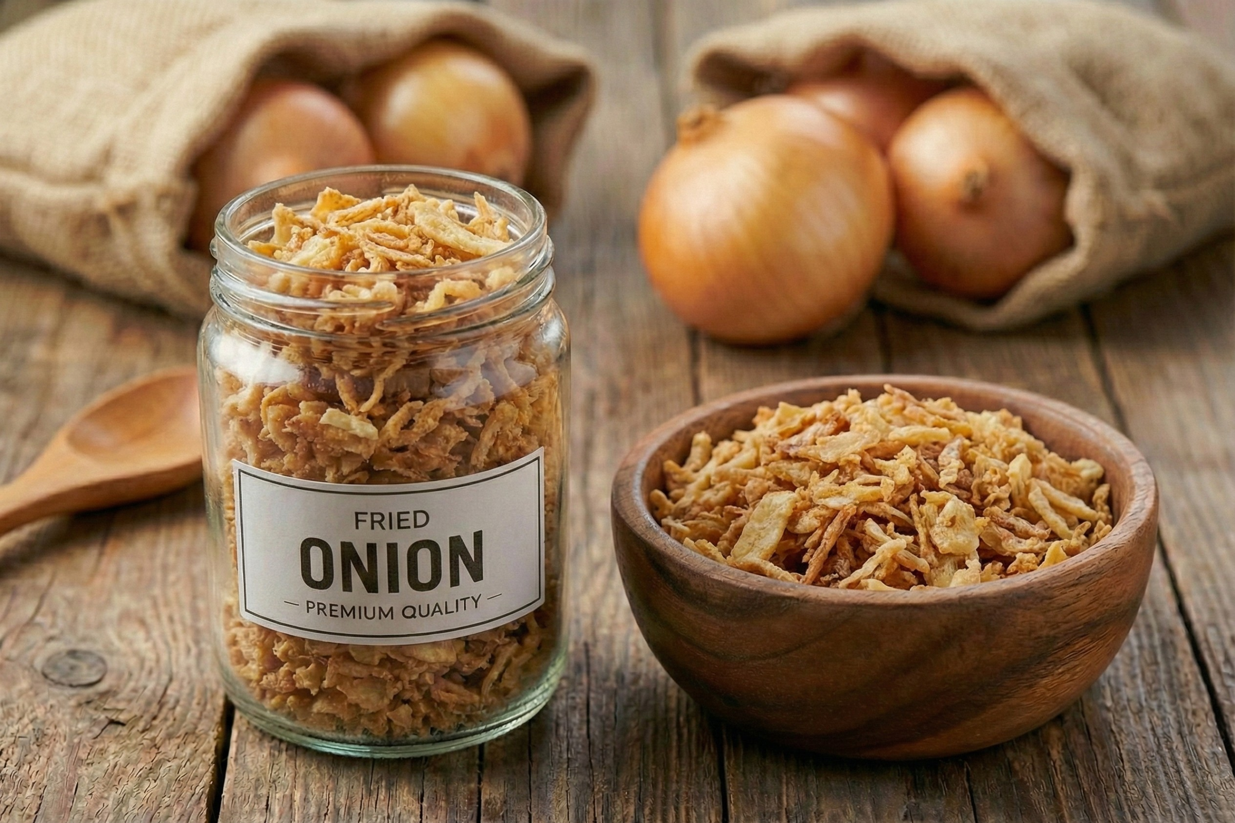 White Fried Onion